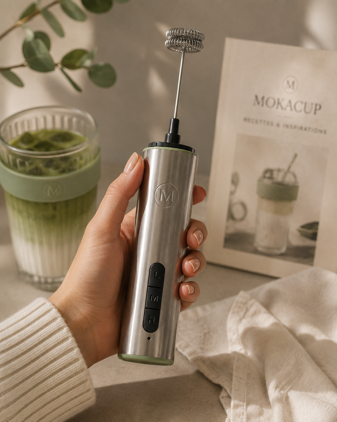 Mousseur  MokaCup — Rechargeable USB