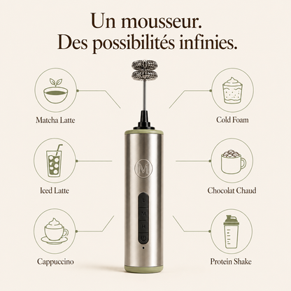 Mousseur  MokaCup — Rechargeable USB